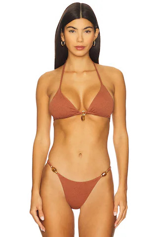 Olivia Triangle Bikini Top in Firenze Devotion | Revolve Clothing (Global)