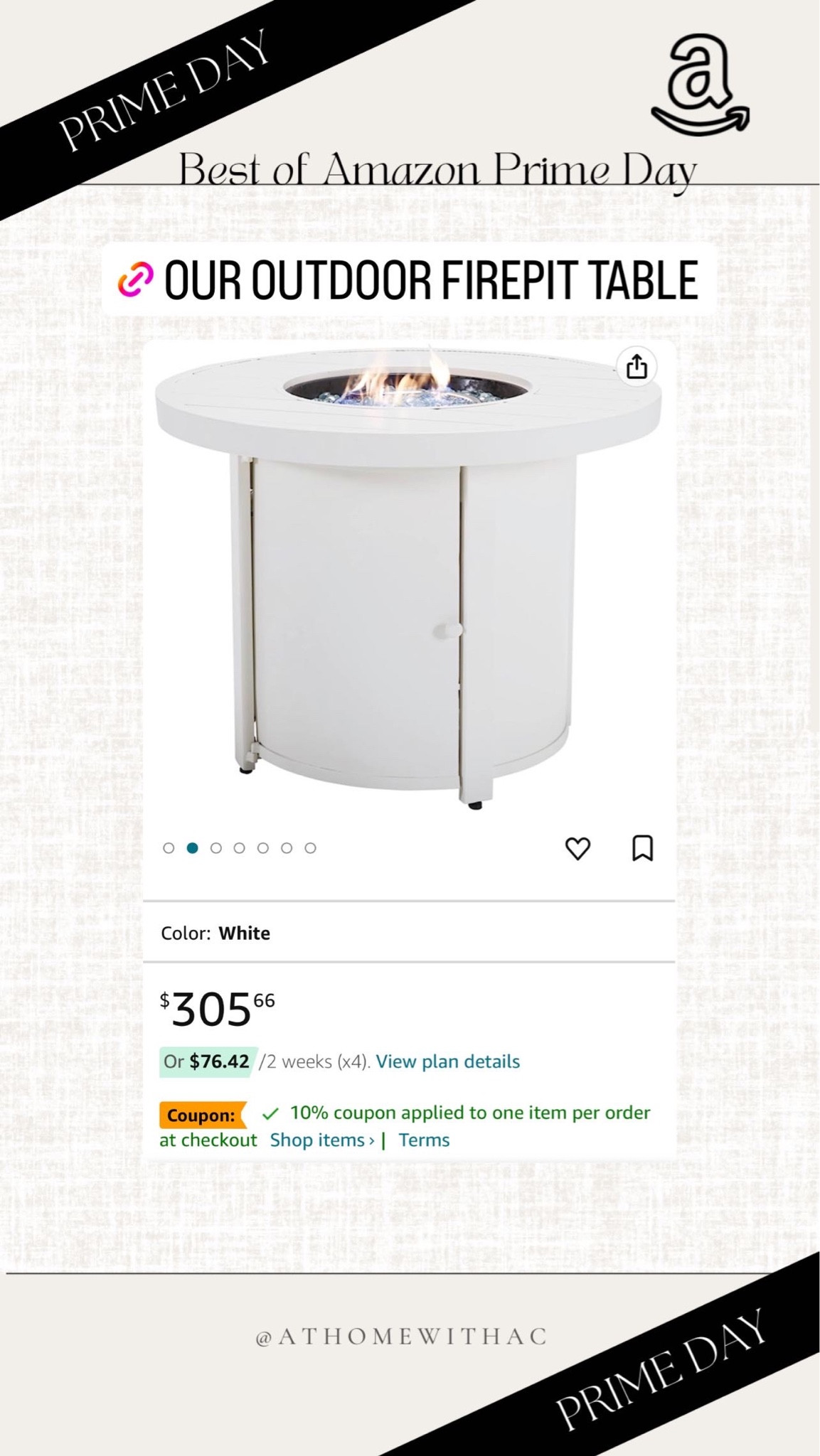 Our outdoor round white shiplap coastal firepit 

#LTKFind #LTKsalealert #LTKxPrimeDay