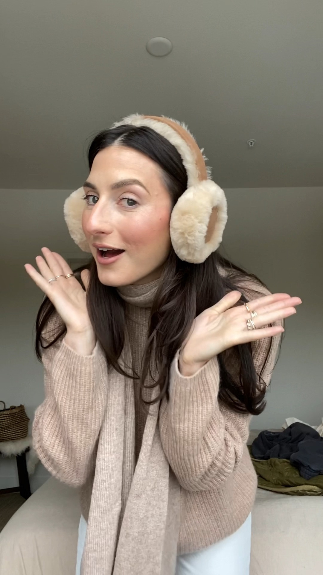 i’m SO GLAD I BOUGHT THESE! okay so i linked the exact ones but two colors, including this one, isn’t in stock right now. however, these other ones i linked are legit an identical pair with just an added detail on the headband part. 

if you live in the snow like me or where it gets suuuuper cold and it always causes headaches when you go outside, these will save your life. 

#earmuffs #chicesrmuffs #shearlingearmuffs 

#LTKFind #LTKSeasonal #LTKstyletip