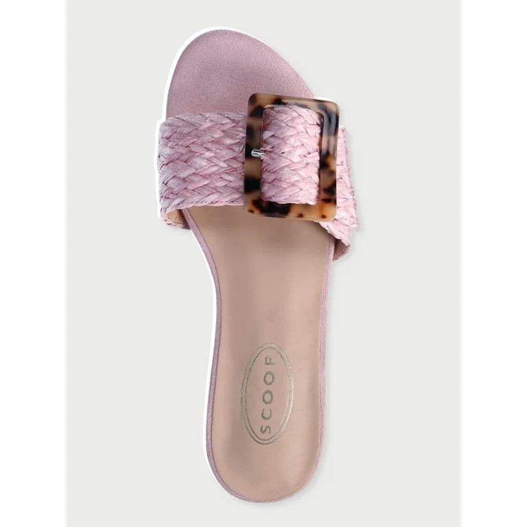 Scoop Women's Buckle Slide Sandals | Walmart (US)