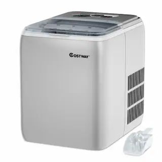 Costway Portable Countertop Ice Maker Machine 44Lbs/24H Self-Clean w/Scoop Silver | Kroger