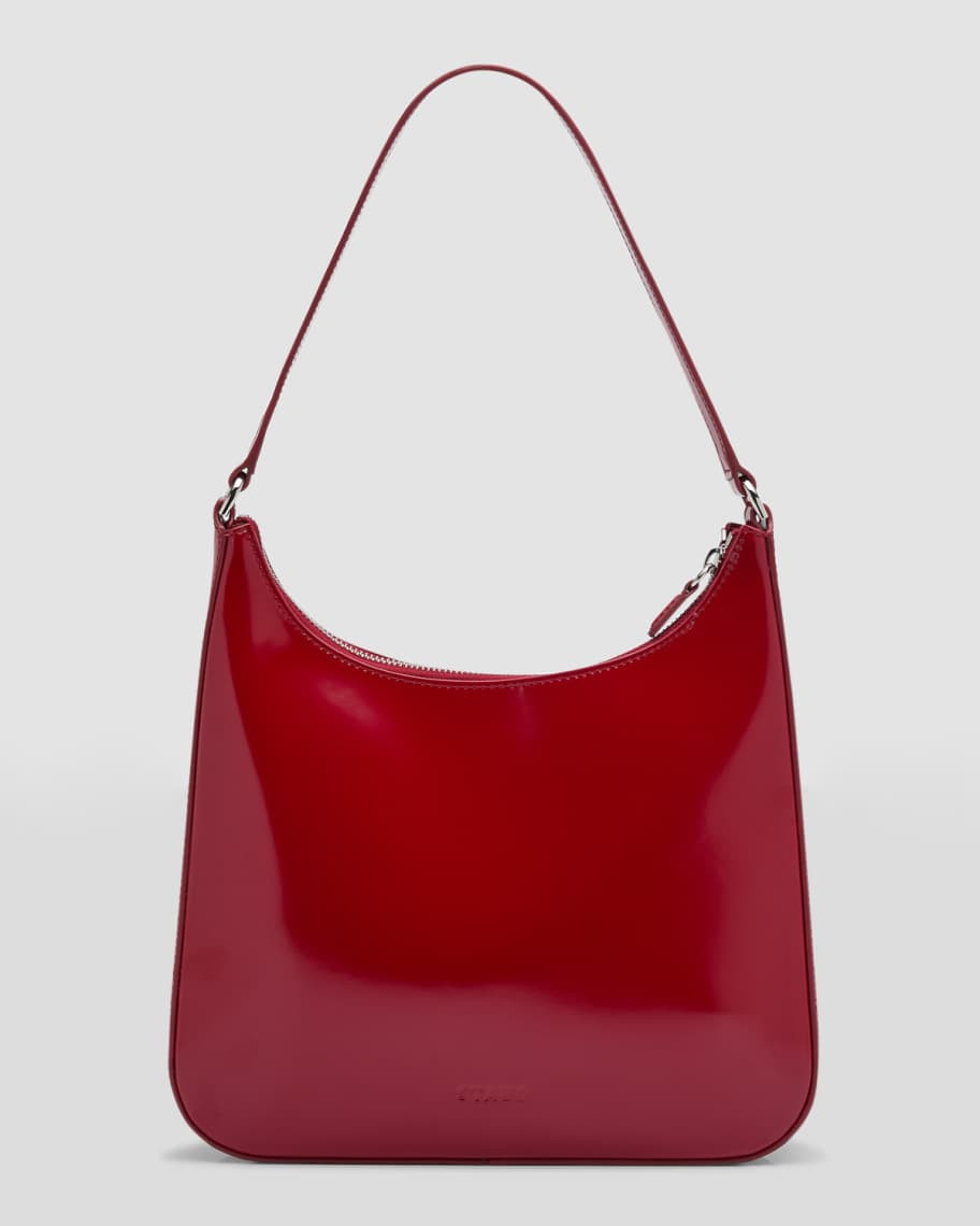 Alec Zip Leather Shoulder Bag | Neiman Marcus