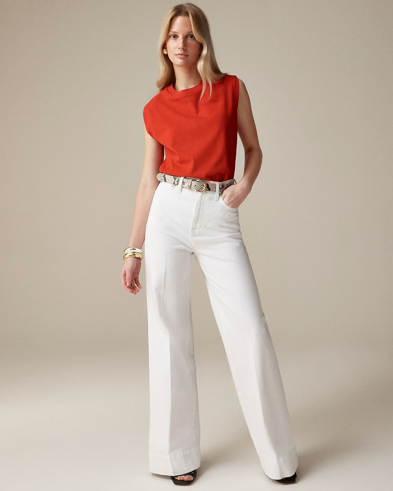 best seller4.4(257 REVIEWS)Wide-leg denim trouser in white$158.00White DenimClassicPetiteTallSele... | J. Crew US