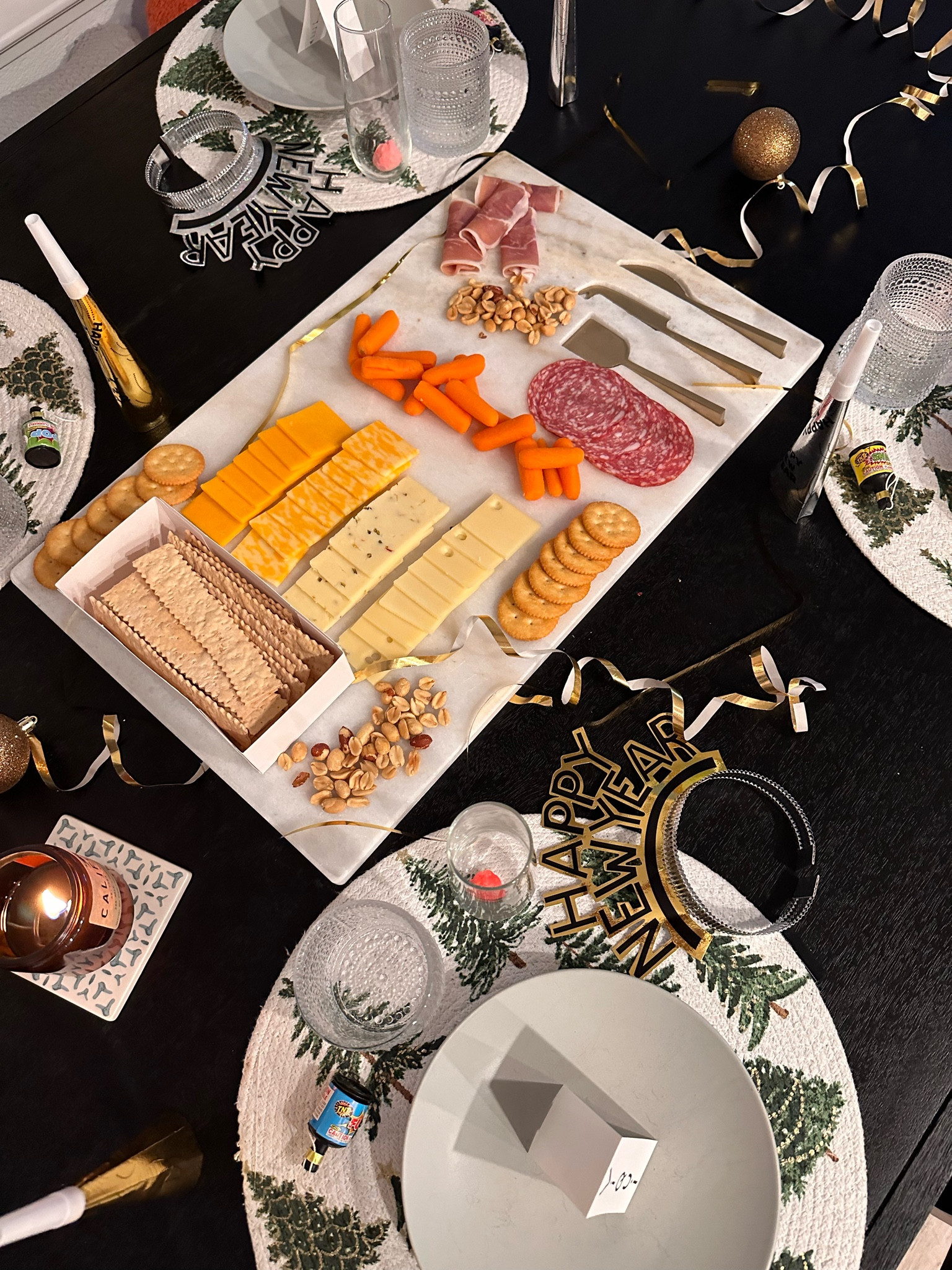 last minute new years dinner charcuterie board! Turned out great :) 

#LTKSeasonal #LTKHoliday #LTKparties