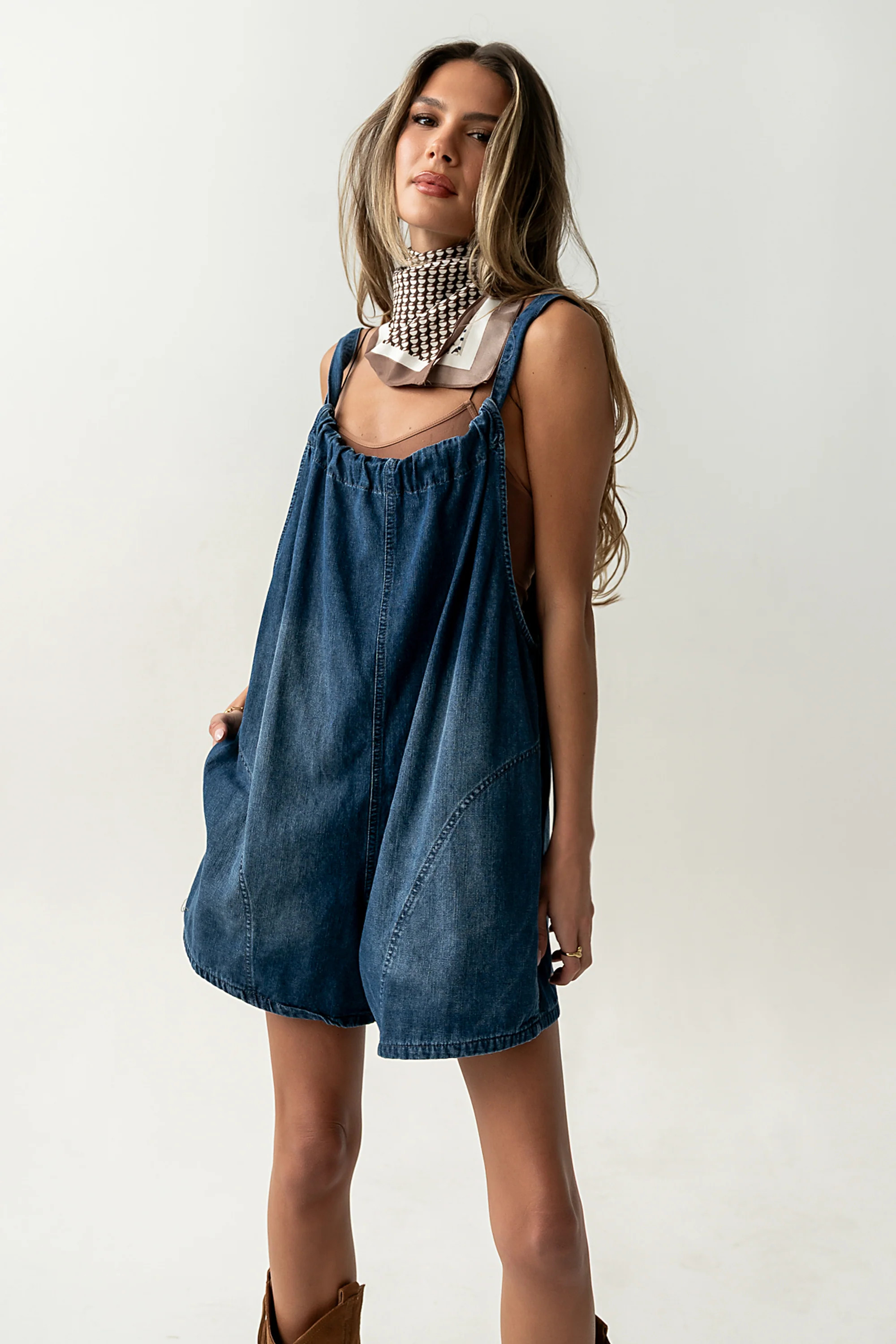 Quincey Denim Shortalls | Böhme US