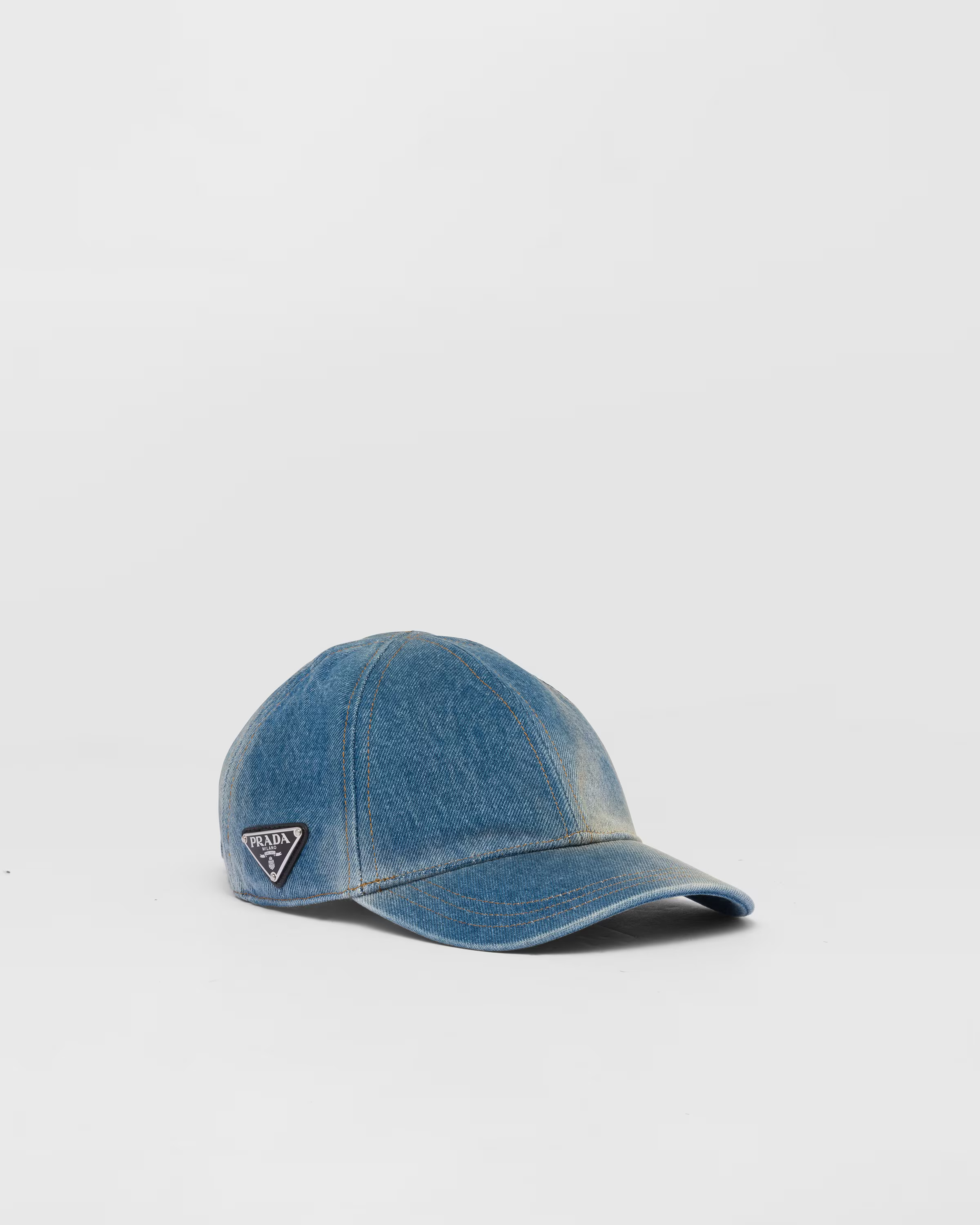 Denim baseball cap | Prada Spa US