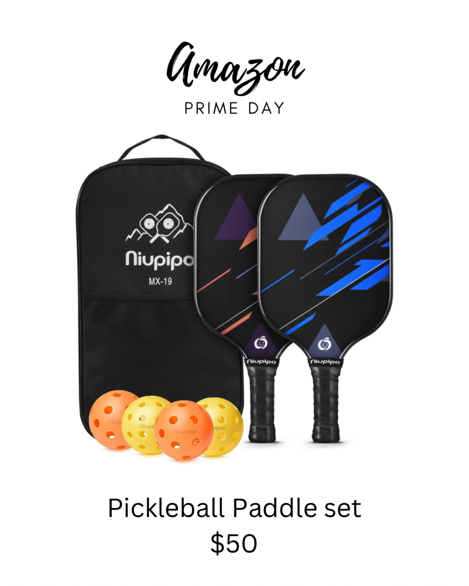 Pickleball Paddle set - perfect gift idea for your gift lists.

#LTKunder50 #LTKHoliday #LTKsalealert