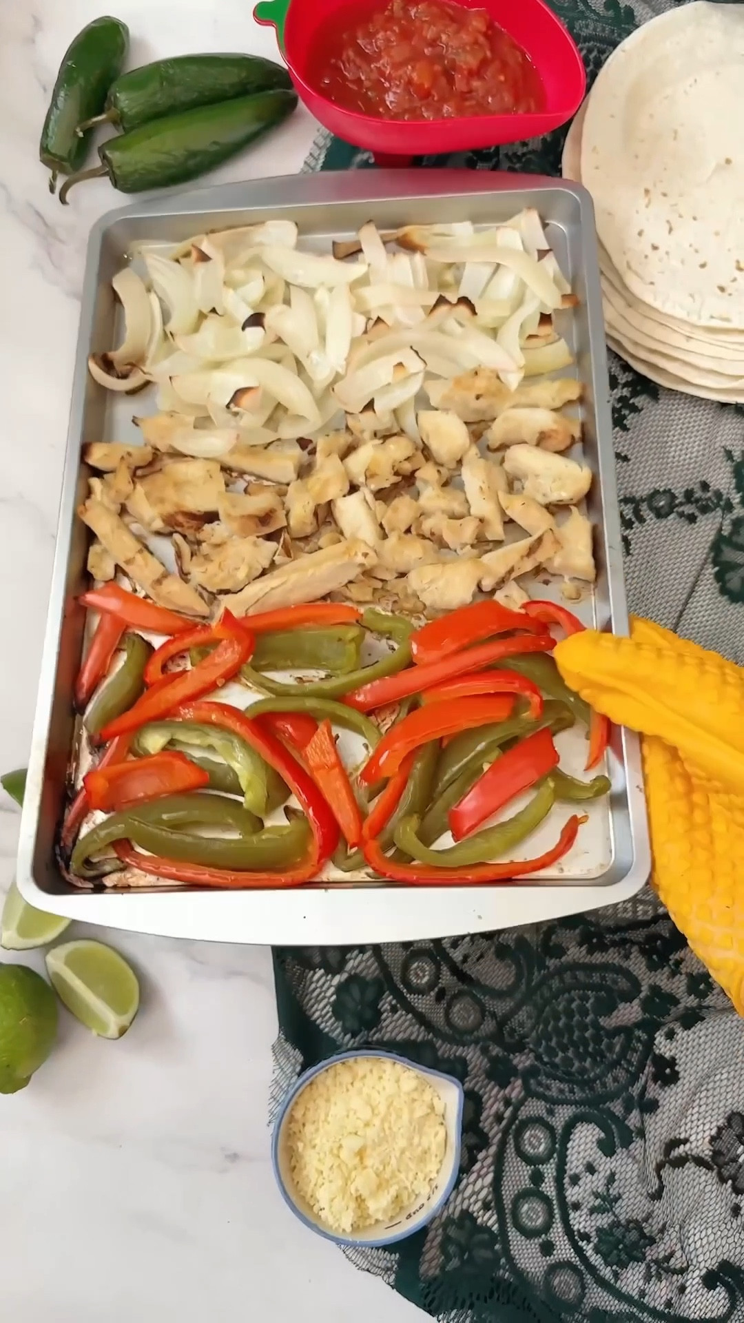 Easiest healthy dinner! Sheet pan fajitas when you need dinner in 30 minutes or less, this is a go to!


#LTKFamily #LTKFindsUnder50