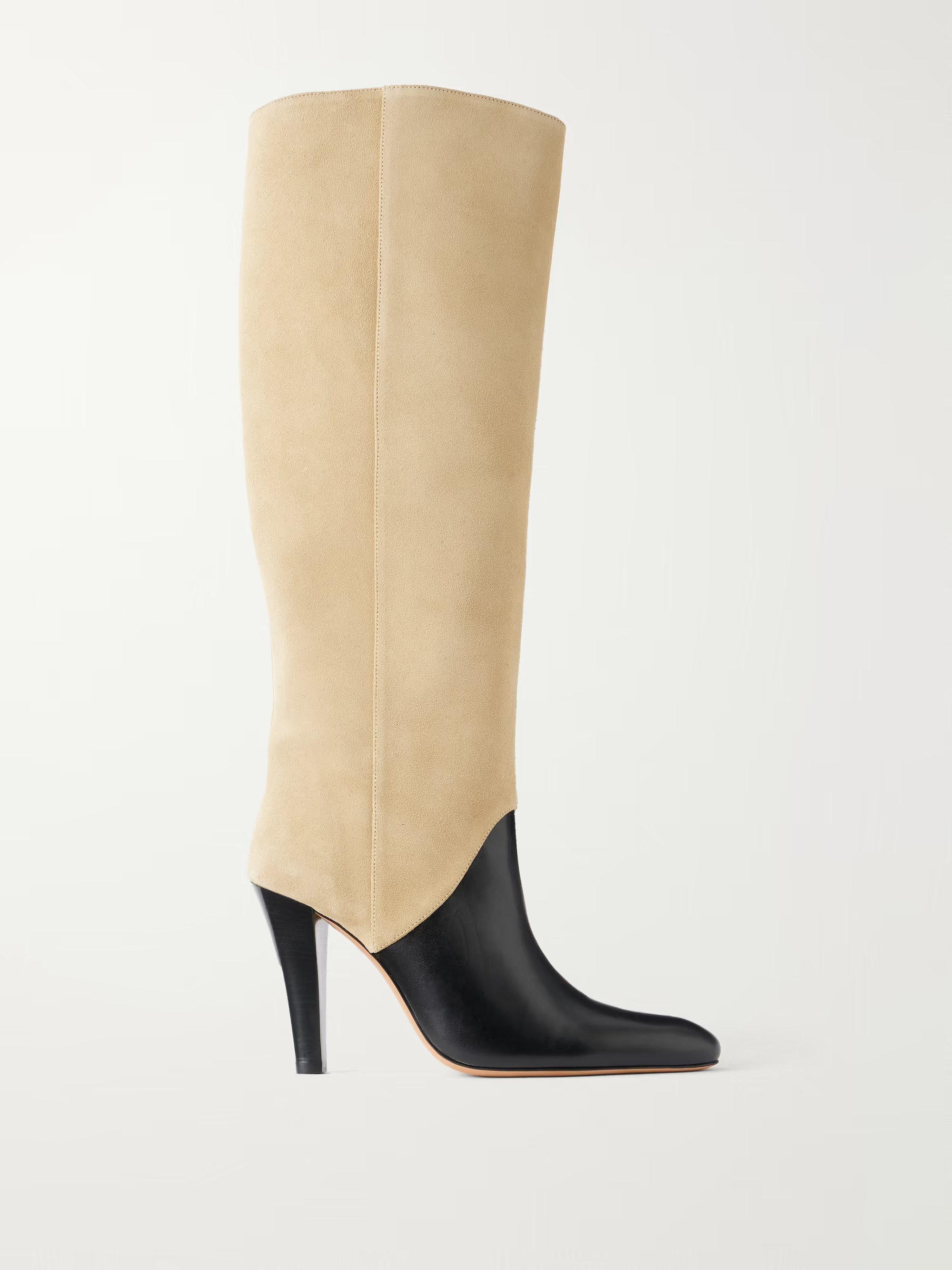 Edita 100 two-tone leather and suede knee boots | NET-A-PORTER (UK & EU)