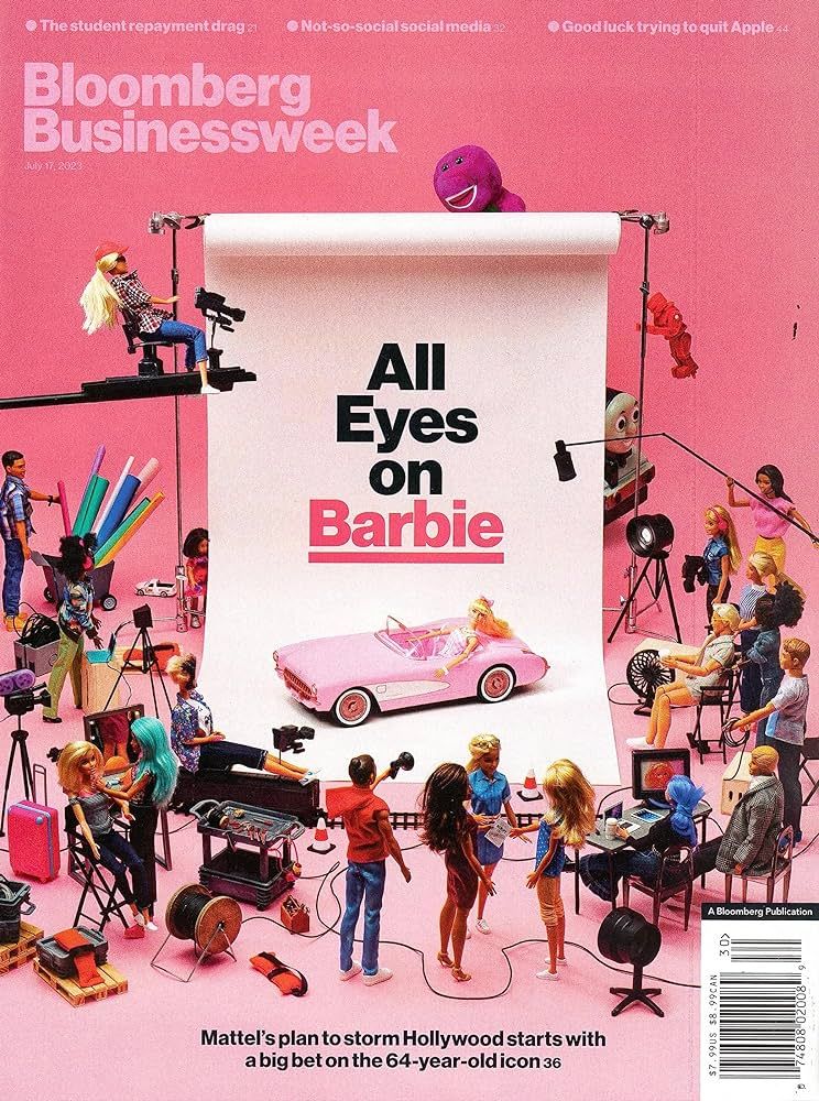BLOOMBERG BUSINESSWEEK MAG. - JULY 017, 2023 - ALL EYES ON BARBIE - BRAND NEW | Amazon (US)