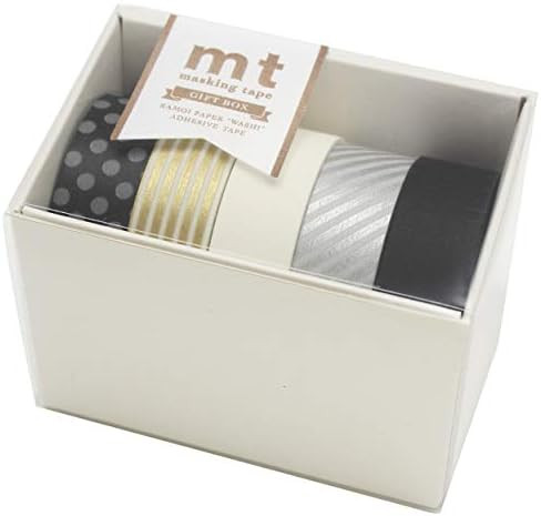 MT Japanese Washi Masking Tape Gift box monotone 2 Tape Set MT05G008 | Amazon (US)