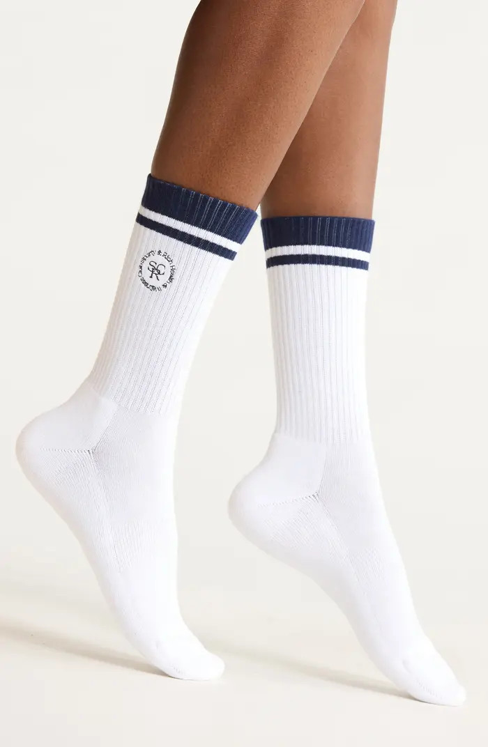 Sporty & Rich Stripe Rib Socks | Nordstrom | Nordstrom