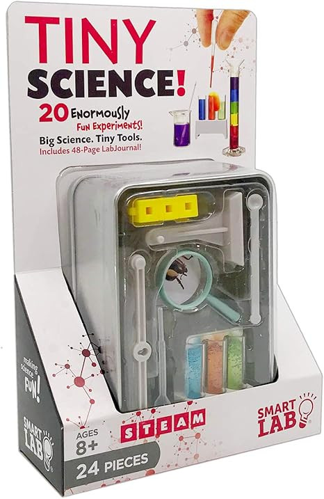 SmartLab Toys Tiny Science - 20 Enormously Fun Experiments. Big Science. Tiny Tools. | Amazon (US)