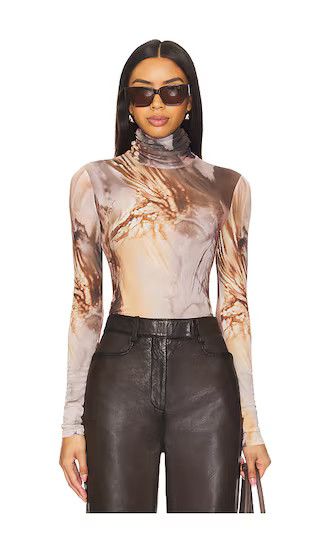 Kaia Top in Brown Multi | Revolve Clothing (Global)