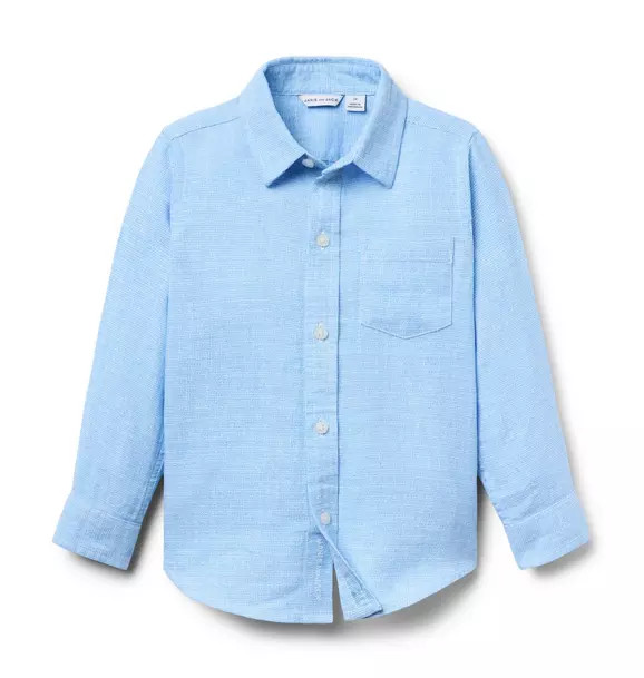 The Linen-Cotton Shirt | Janie and Jack