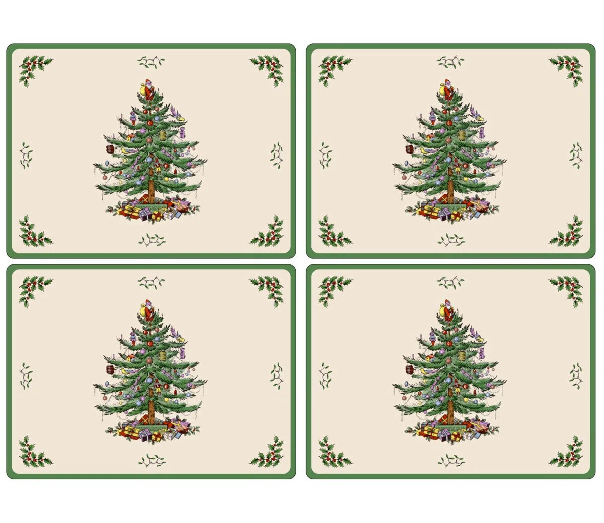Pimpernel Christmas Tree Placemats 15.7 X 11.7" (Set of 4) | Wayfair North America