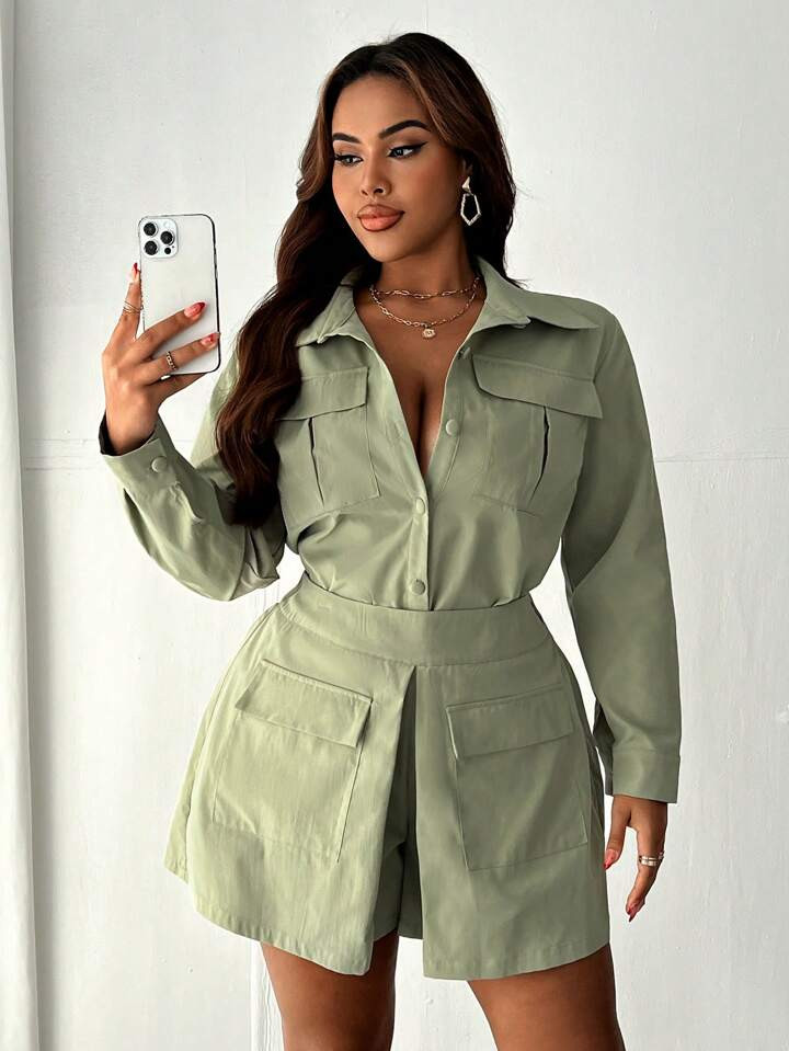 £21.59£25.99-17%Pay in full today or in 3 installments of £7.20Maweii 2pcs Plus Size Casual Wo... | SHEIN