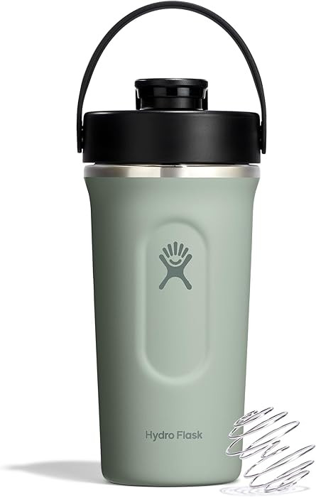 Hydro Flask Shaker Bottle – Insulated Stainless Steel Gym Bottle for Pre Workout & Protein 24 O... | Amazon (US)