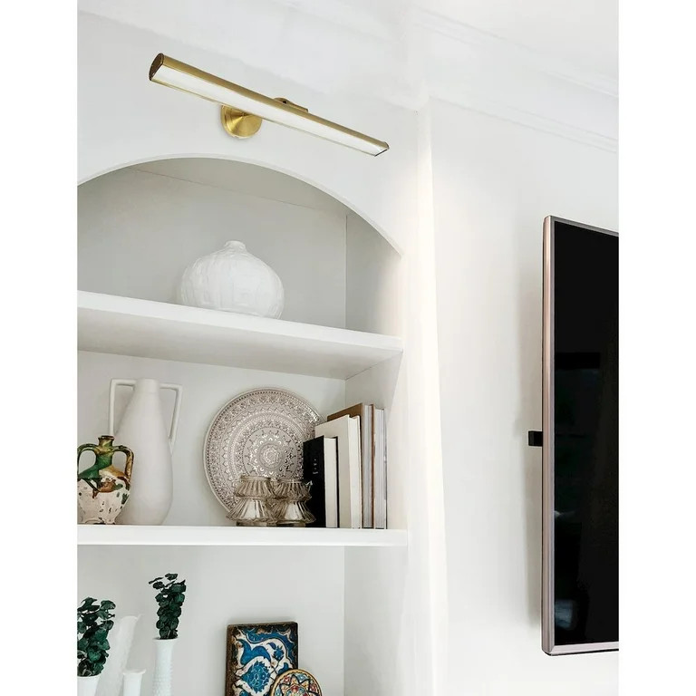 Dainolite 30W Aged Brass Picture Light | Walmart (US)