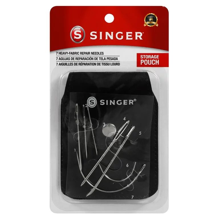 SINGER Assorted Upholstery Hand-Sewing Needles (7 Pack) - Walmart.com | Walmart (US)