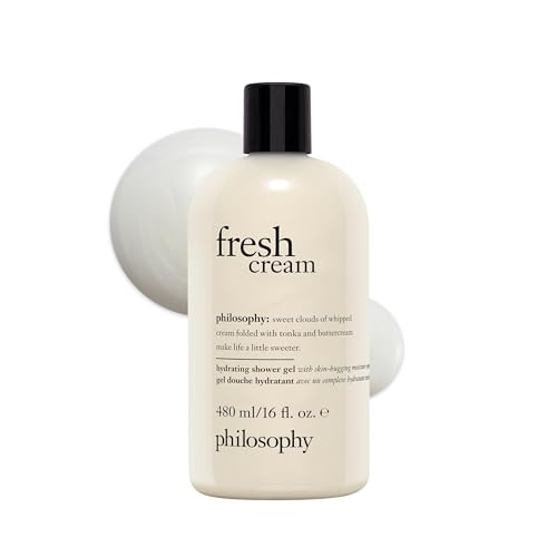 philosophy fresh cream shower gel - with notes of vanilla, whipped cream & tonka bean - 16 fl oz | Amazon (US)