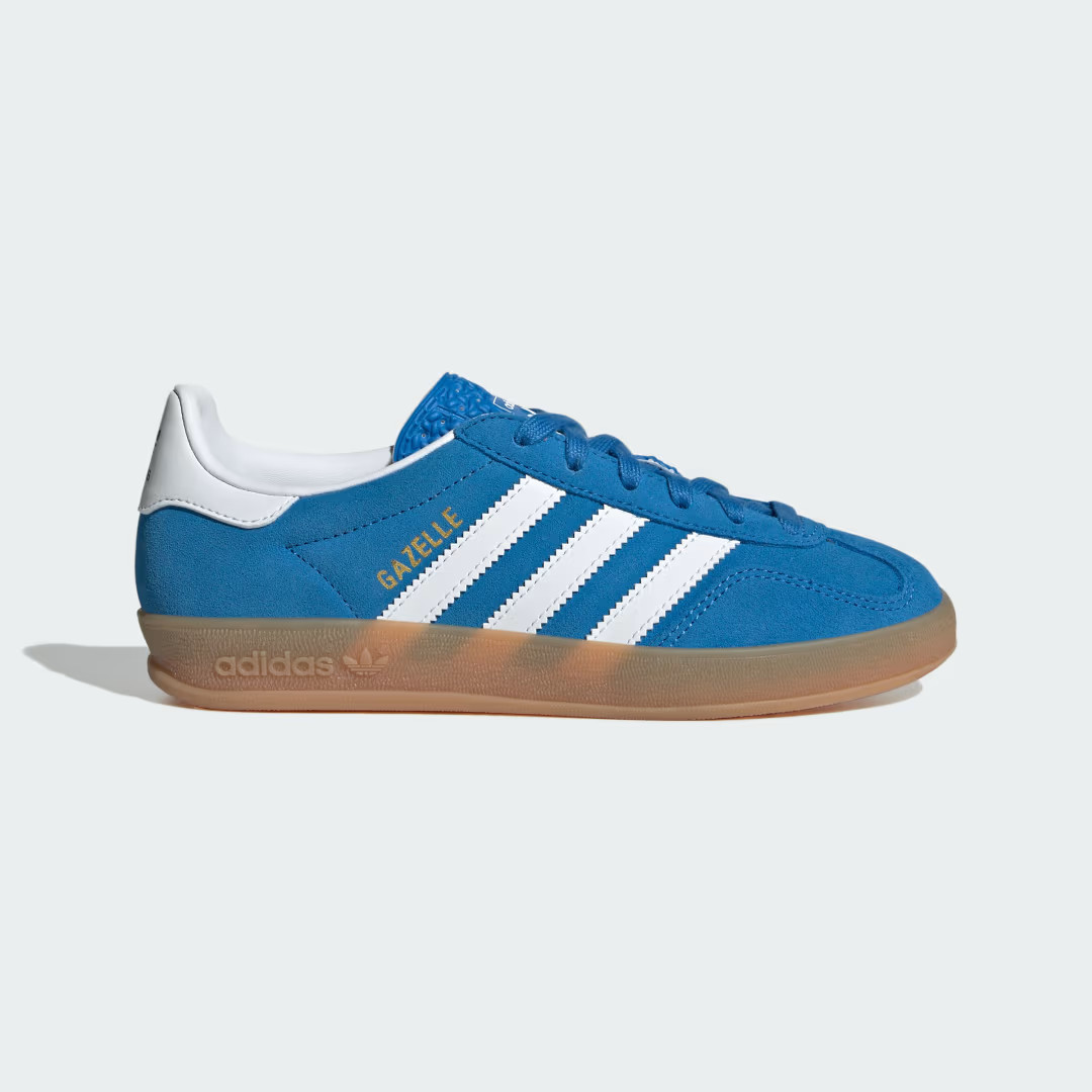 adidas Gazelle Indoor Shoes Kids Blue Bird 4.5 Kids | adidas (US)