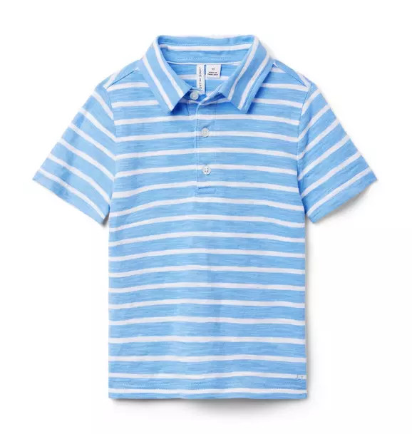 The Striped Slub Polo | Janie and Jack