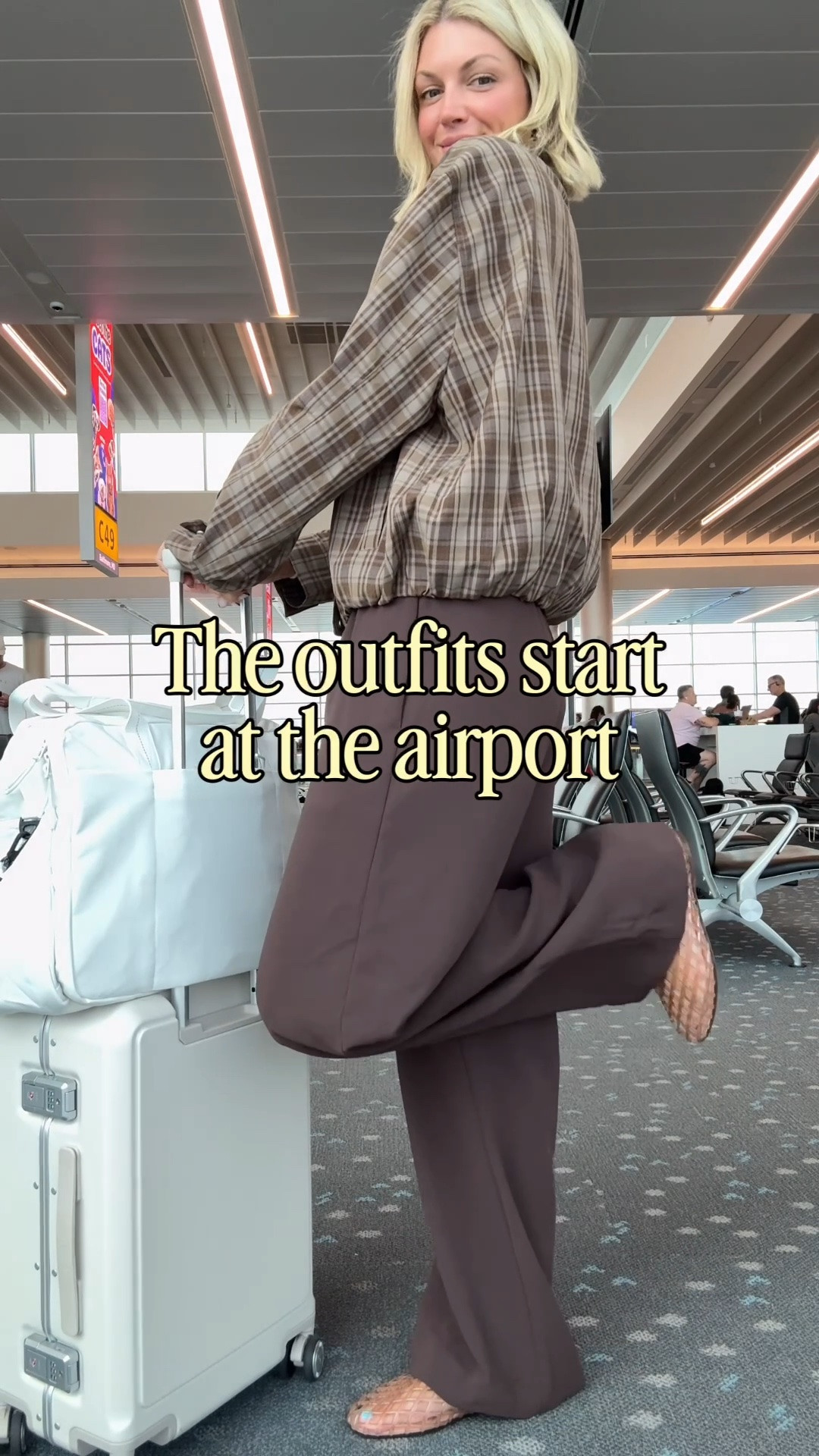 FYI 😎 - mention SHOP below and I’ll send you my airport outfit details. ✈️

#LTKootd #LTKTravel