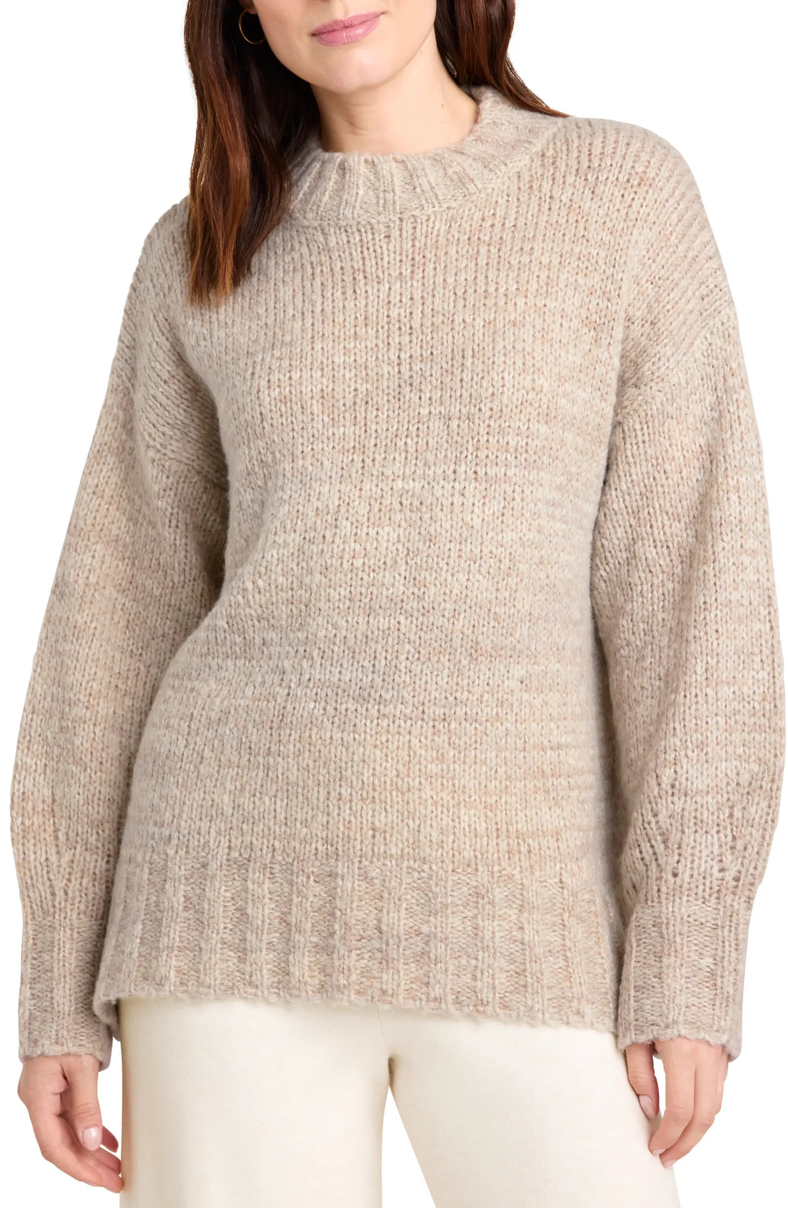 x Cella Jane Wool Blend Tunic Sweater | Nordstrom