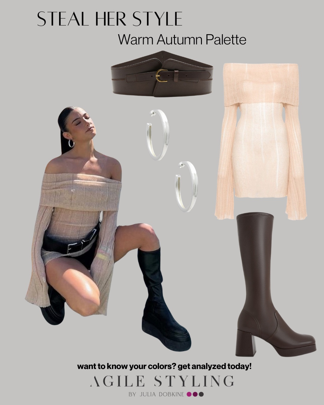 Warm Autumn Celebrity style coming your way!

Disclaimer: The colors mentioned in this post may not be 100% accurate to the season, as they were chosen based on digital images from the website.

#LTKstyletip #LTKfindsunder100 #LTKshoecrush