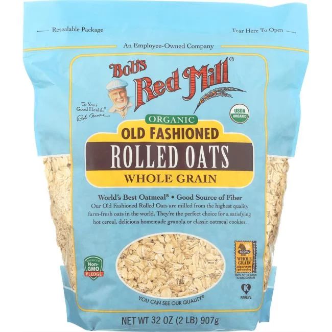 Bob's Red Mill Organic Old Fashioned Rolled Oats, 32 oz - Walmart.com | Walmart (US)