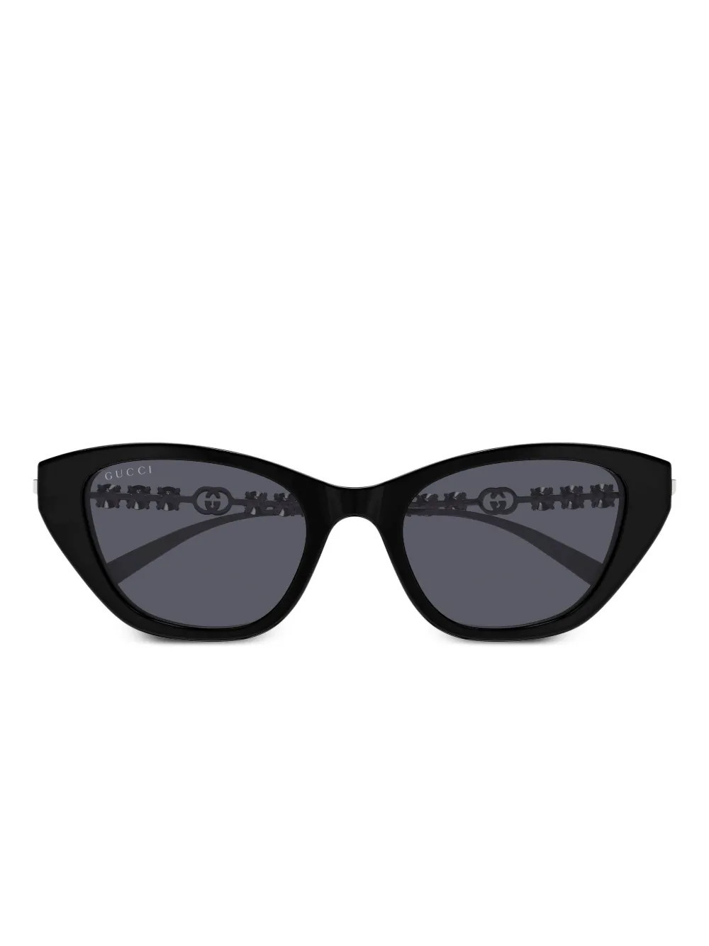 Gucci Eyewear GG1968S cat-eye logo sunglasses - Black | Farfetch Global