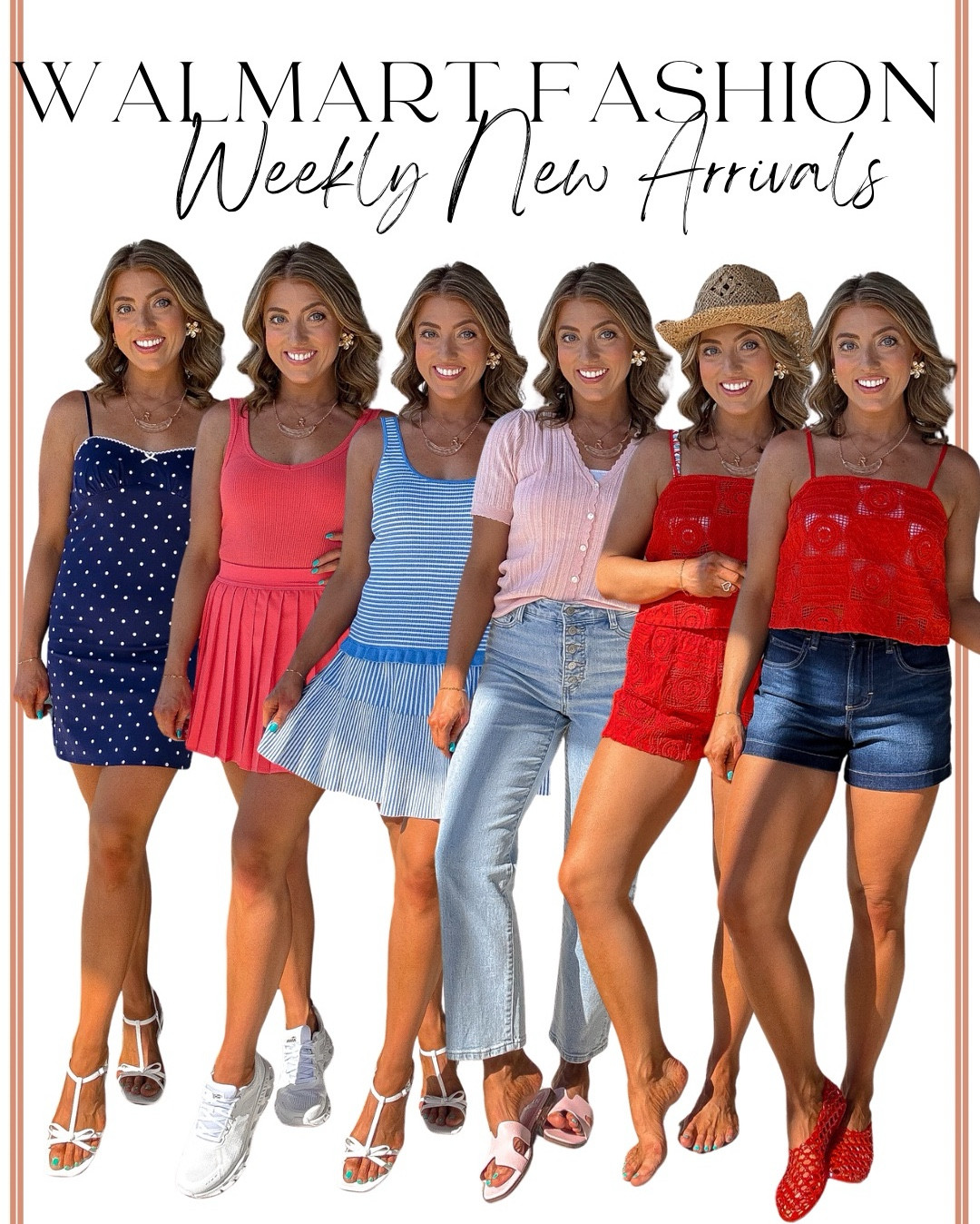 Walmart new arrivals this week are NEXT LEVEL 😍👏 So many fresh pieces just dropped and I’m honestly blown away by how good these collections are!!

From elevated everyday basics to the cutest spring dresses, matching sets, and easy mom style outfits… everything is giving high-end vibes without the high-end price tag 🙌 You know I love finding those look-for-less pieces and this week is FULL of them!!

Think effortless outfits you can wear for school drop off, weekend plans, vacations, and everything in between ✨ So many versatile pieces you can mix, match, and wear on repeat all season long!

If you’ve been waiting for a good Walmart run… this is your sign 🏃‍♀️ these new arrivals are going to go FAST!!

#walmartfashion #walmartfinds #walmartnewarrivals #springoutfits #affordablefashion #momstyle #everydaystyle #outfitinspo #styleonabudget #springfashion #casualstyle #targetstyle #amazonfashion #mididress #matchingsets #denimstyle

#LTKootd #LTKPetite