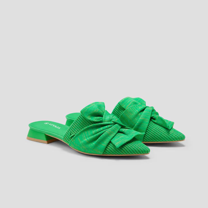 Pointed-Toe Knot Sandals (Yaffa) | VIVAIA