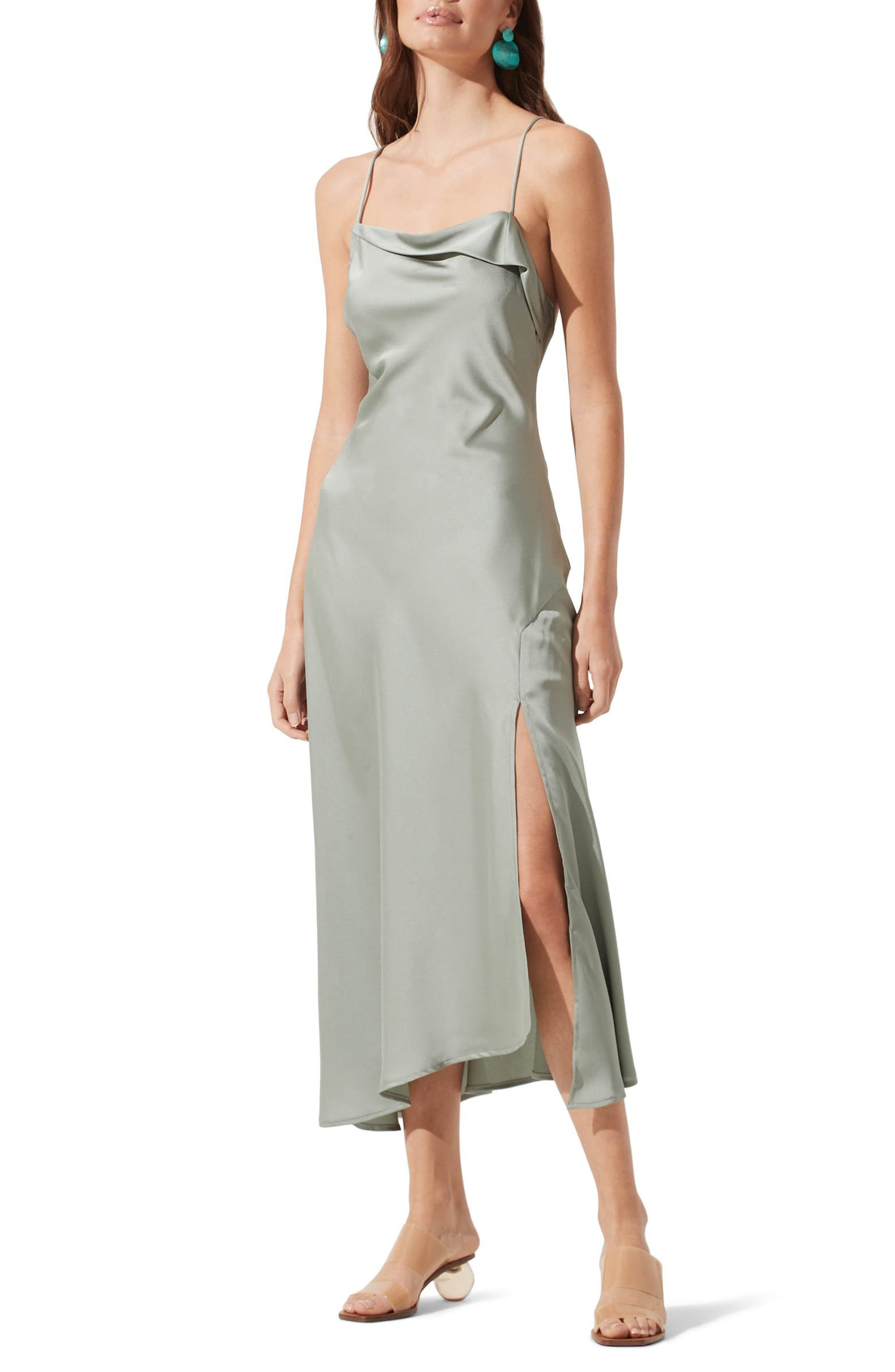 ASTR the Label Cowl Slip Midi Dress | Nordstrom | Nordstrom