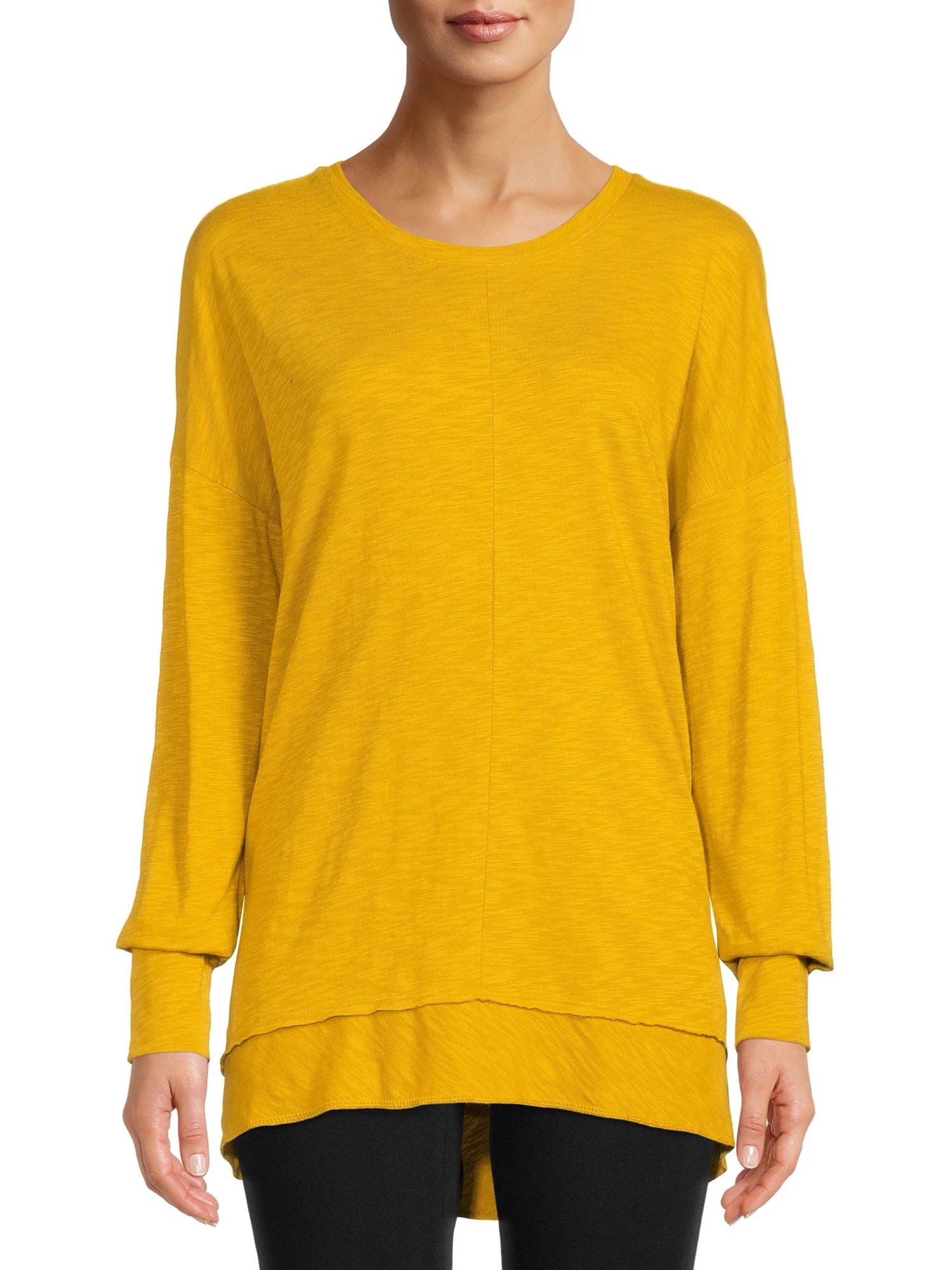 Time and Tru Women's Drop Shoulder Tunic - Walmart.com | Walmart (US)