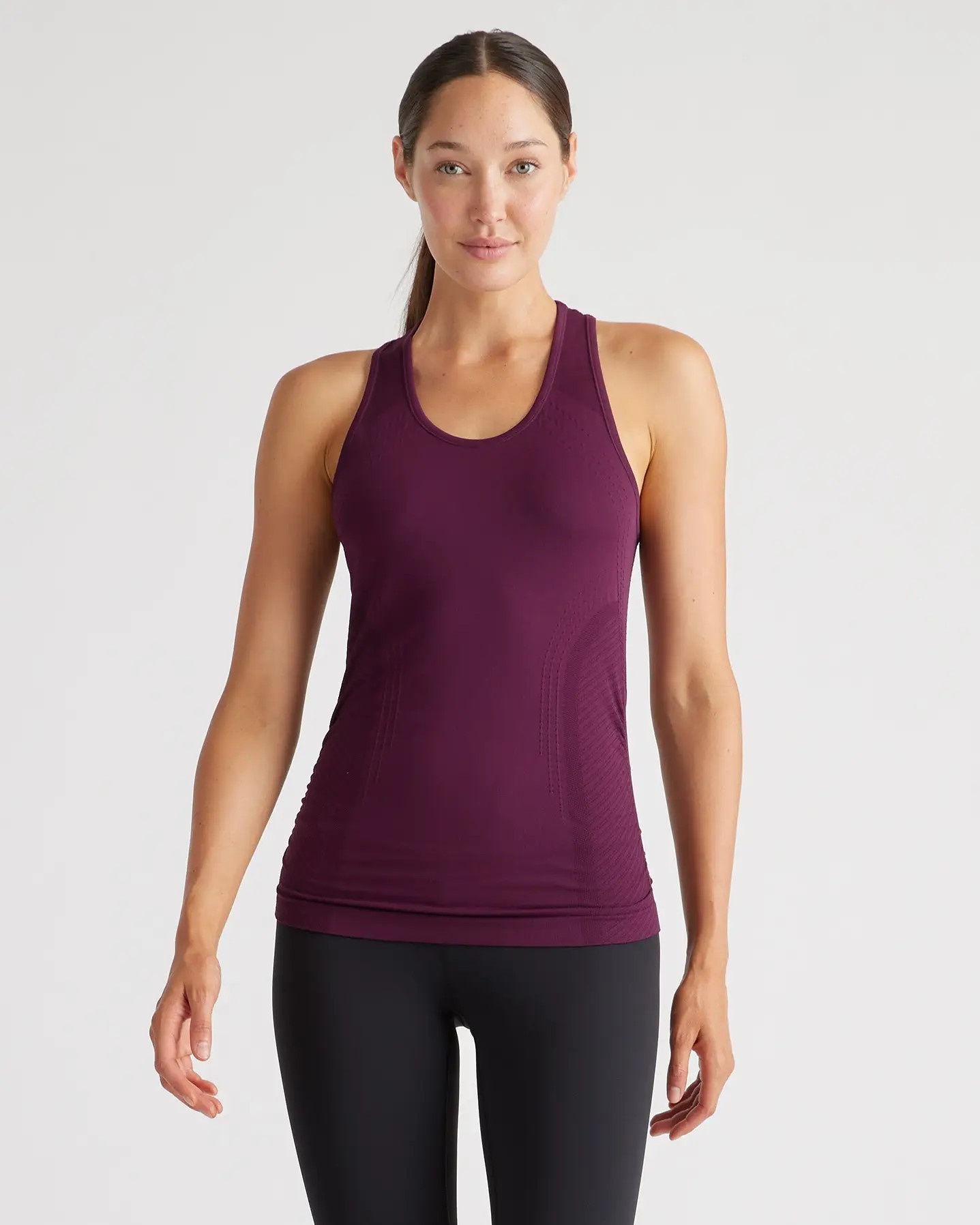 Seamless Ruched Racerback Tank | Quince