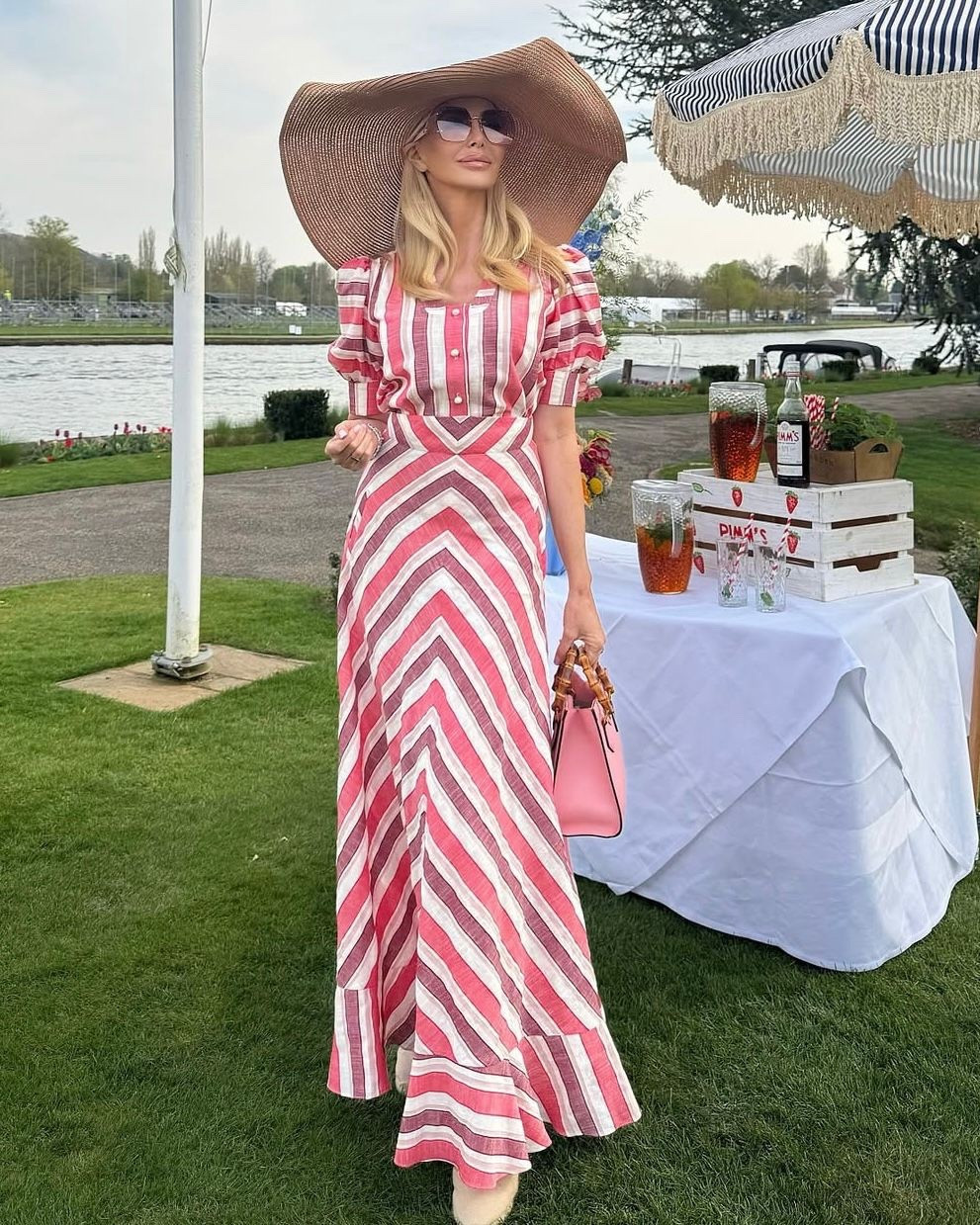 Anna Mason striped maxi dress and sun hat ✨🩷

Summer outfit, autumn outfits, maxi dress, stripes, event dress, party dresss

#LTKFashionMonth #LTKpartywear #LTKdresses