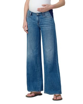 The Lou Lou Maternity Wide Leg Jeans in Distraction | Bloomingdale's (US)