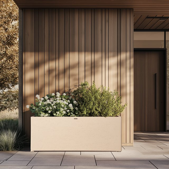 TerraDeco 42 Inch Rectangular Concrete Planter（42Lx14Wx15H，58 Pounds）,Durable All-Weather U... | Walmart (US)