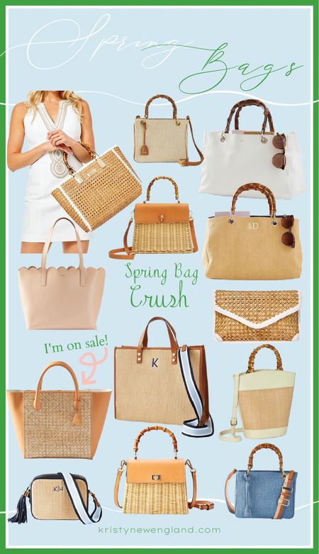  New spring bags I’m crushing on and a sale alert on one of them ❤️….

#springbag #springtote #raffiatote #bamboobag #canebag #lillypulitzer #preppystyle #jmclaughlin #markandgraham #tuckernuck

#LTKsalealert #LTKitbag #LTKGiftGuide