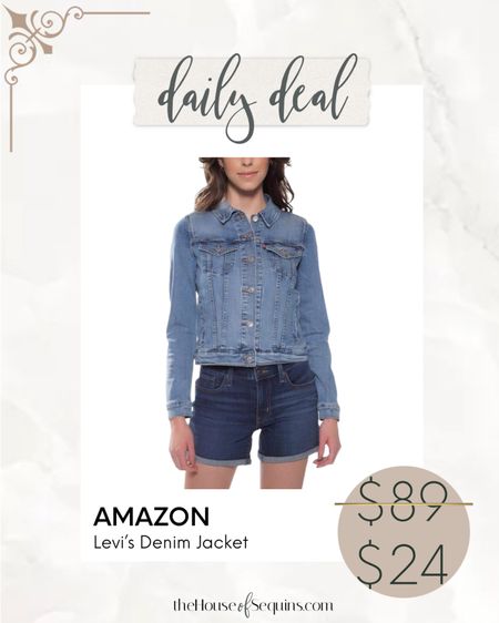 73% OFF Levi’s denim jacket on Amazon! 