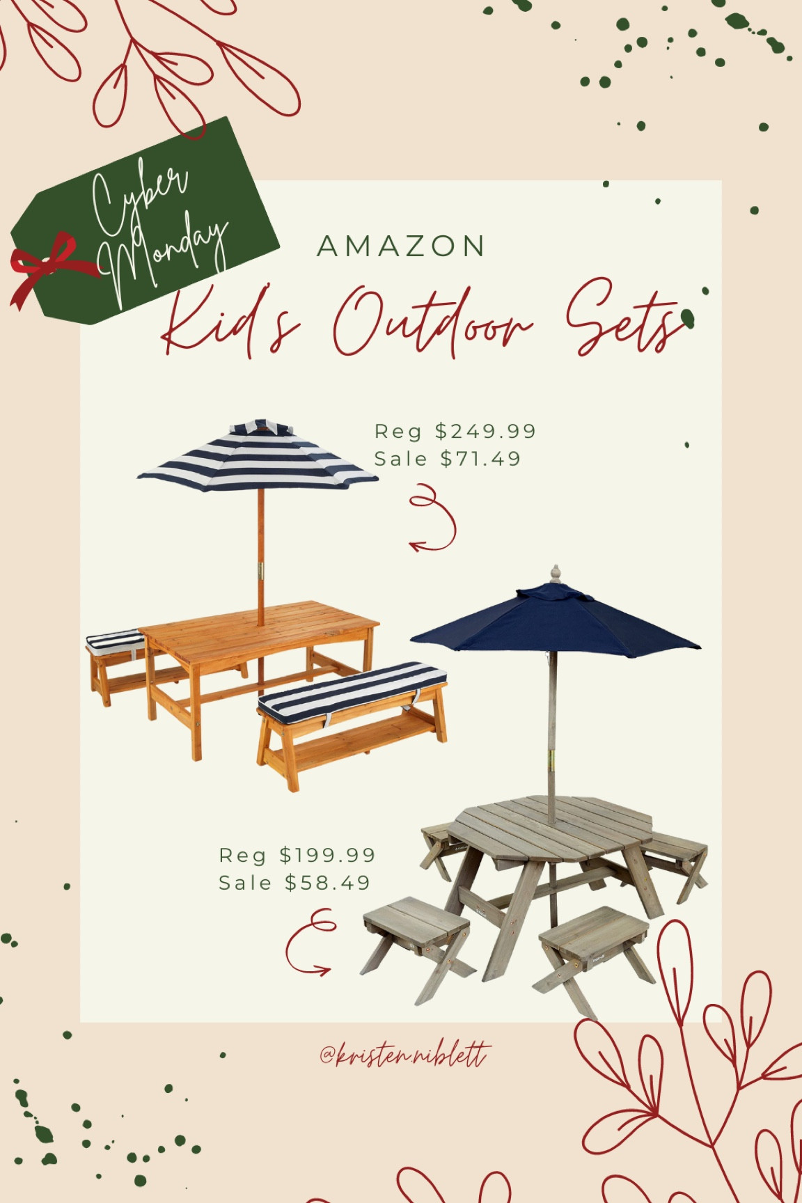 Amazon Cyber Monday Deals // Kid’s Outdoor Furniture Sets

#LTKGiftGuide #LTKsalealert #LTKCyberweek