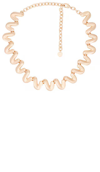 Maddie Choker in Brushed Brass | Revolve Clothing (Global)
