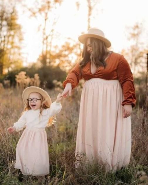 Aurora Maxi Skirt - Champagne | Bailey's Blossoms