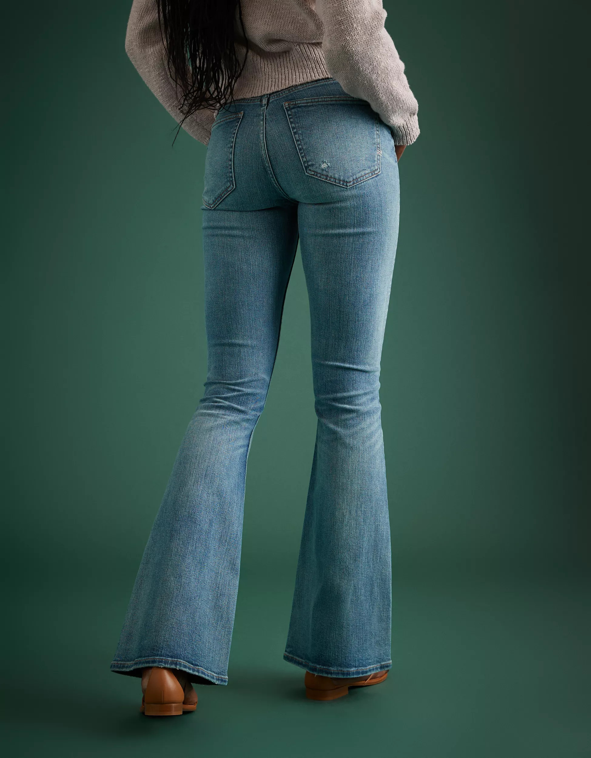AE77 Premium High-Waisted Flare Jean | American Eagle Outfitters (US & CA)