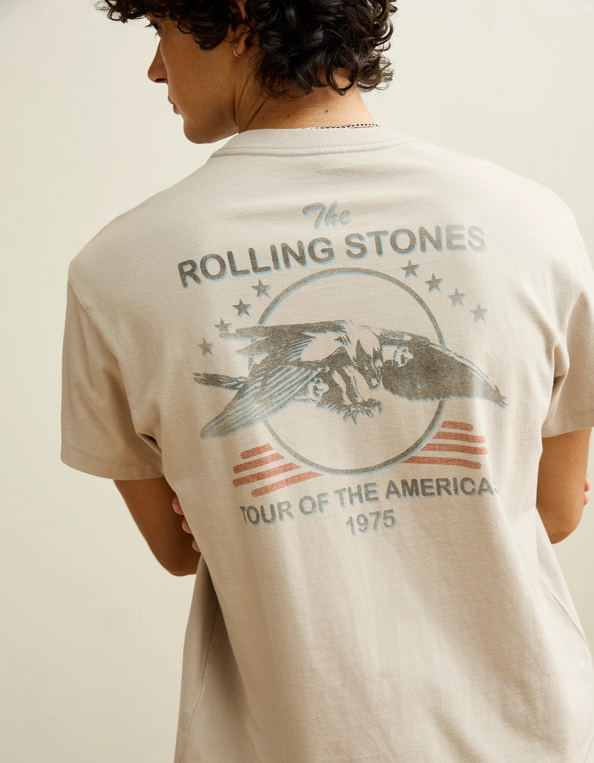 AE Shrunken Fit Rolling Stones Graphic T-Shirt | American Eagle Outfitters (US & CA)