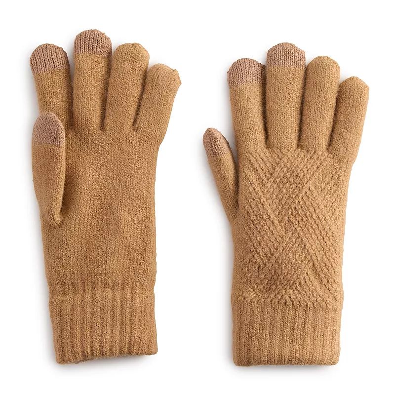 Women's Sonoma Goods For Life® Lined Brush Gloves | Kohl's