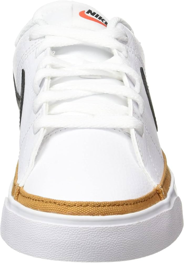 NIKE Women's Low-Top Sneakers, White/Desert Ochre/Team Orange/Black, 5.5 | Amazon (US)
