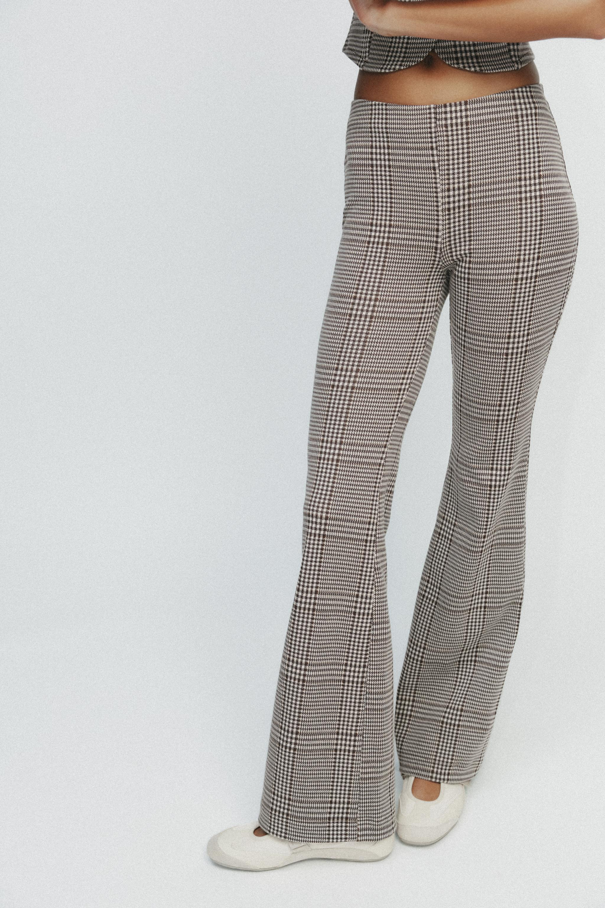 INTERLOCK FLARE PANTS | Zara US